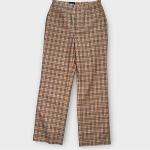 Burberry Golf Nova Check Straight-Leg Pants (JP 11 / Fits US 6)